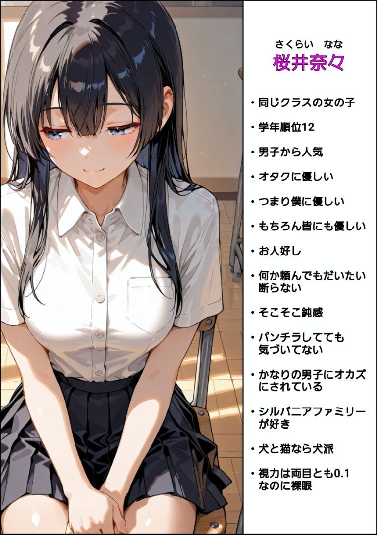 クラスの女子を騙して盗撮してみた - サンプル画像 1