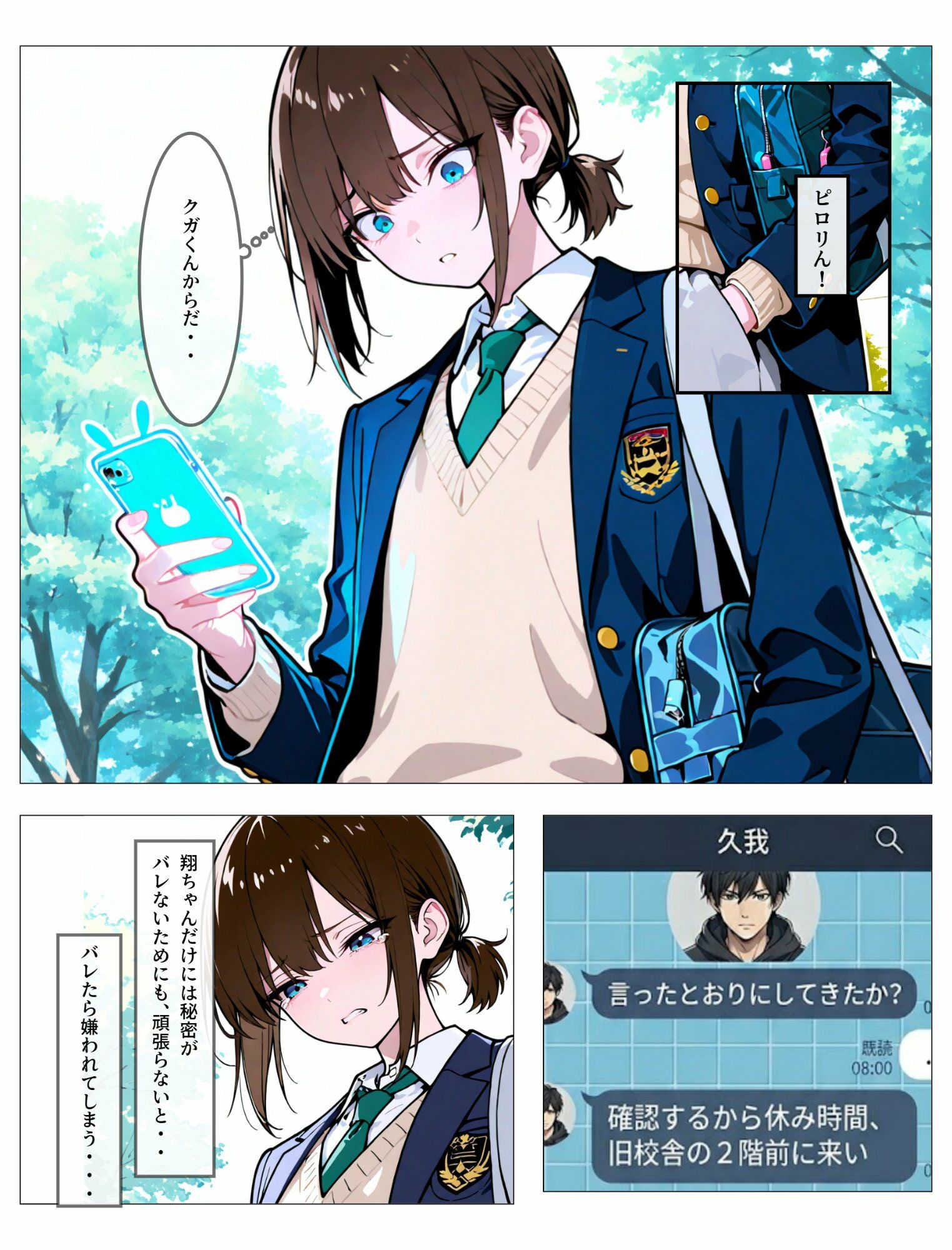 親友への恋心を隠す女装男子の裏垢がバレた日、その後 - サンプル画像 2