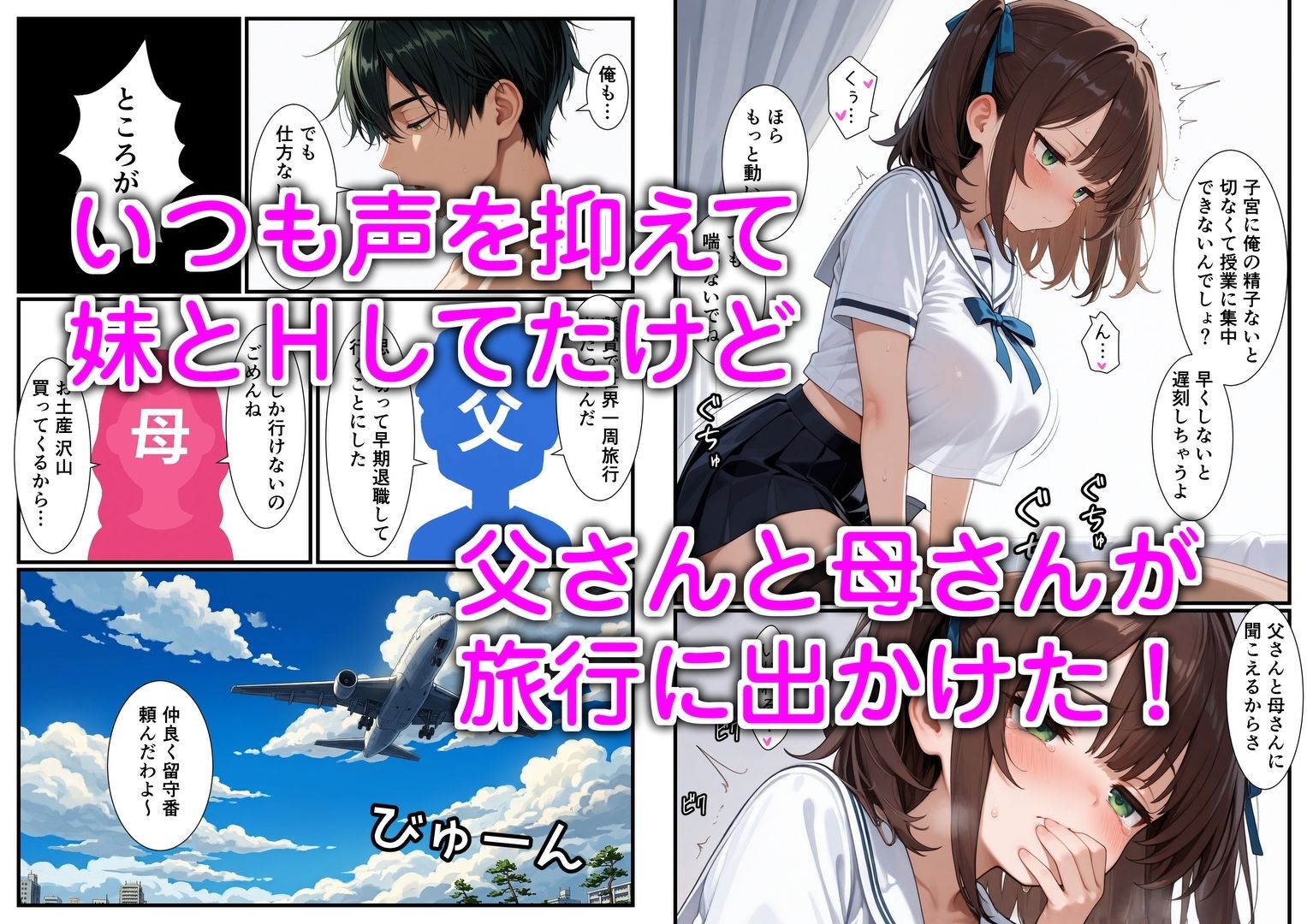 妹と恋人ごっこ 交尾ごっこ4 〜コスプレえっち編〜 - サンプル画像 1