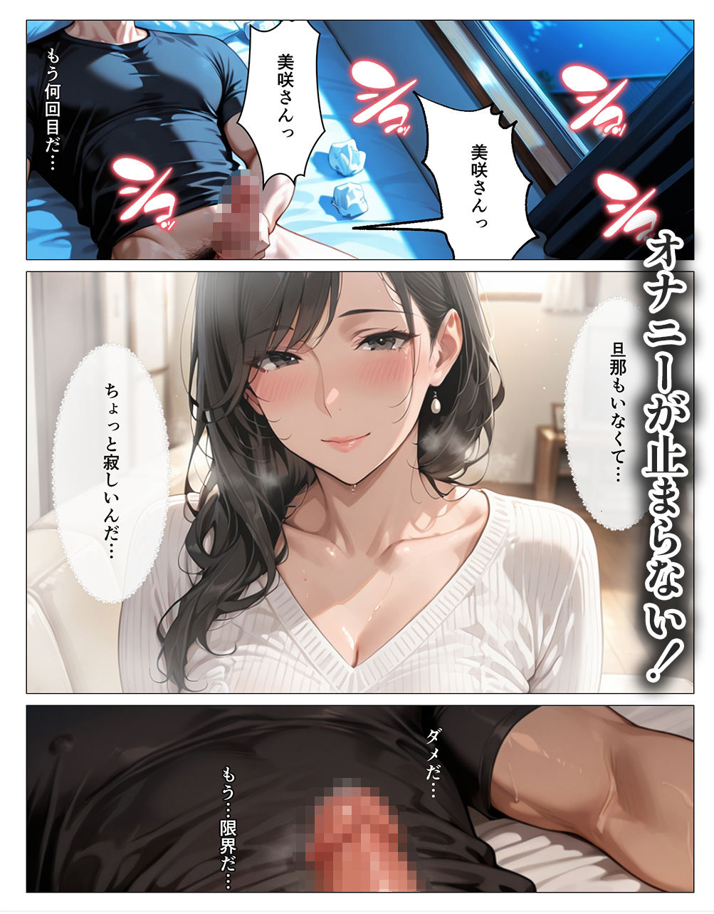 清楚だと思っていた人妻大家は欲求不満でビッチビチだった - サンプル画像 3