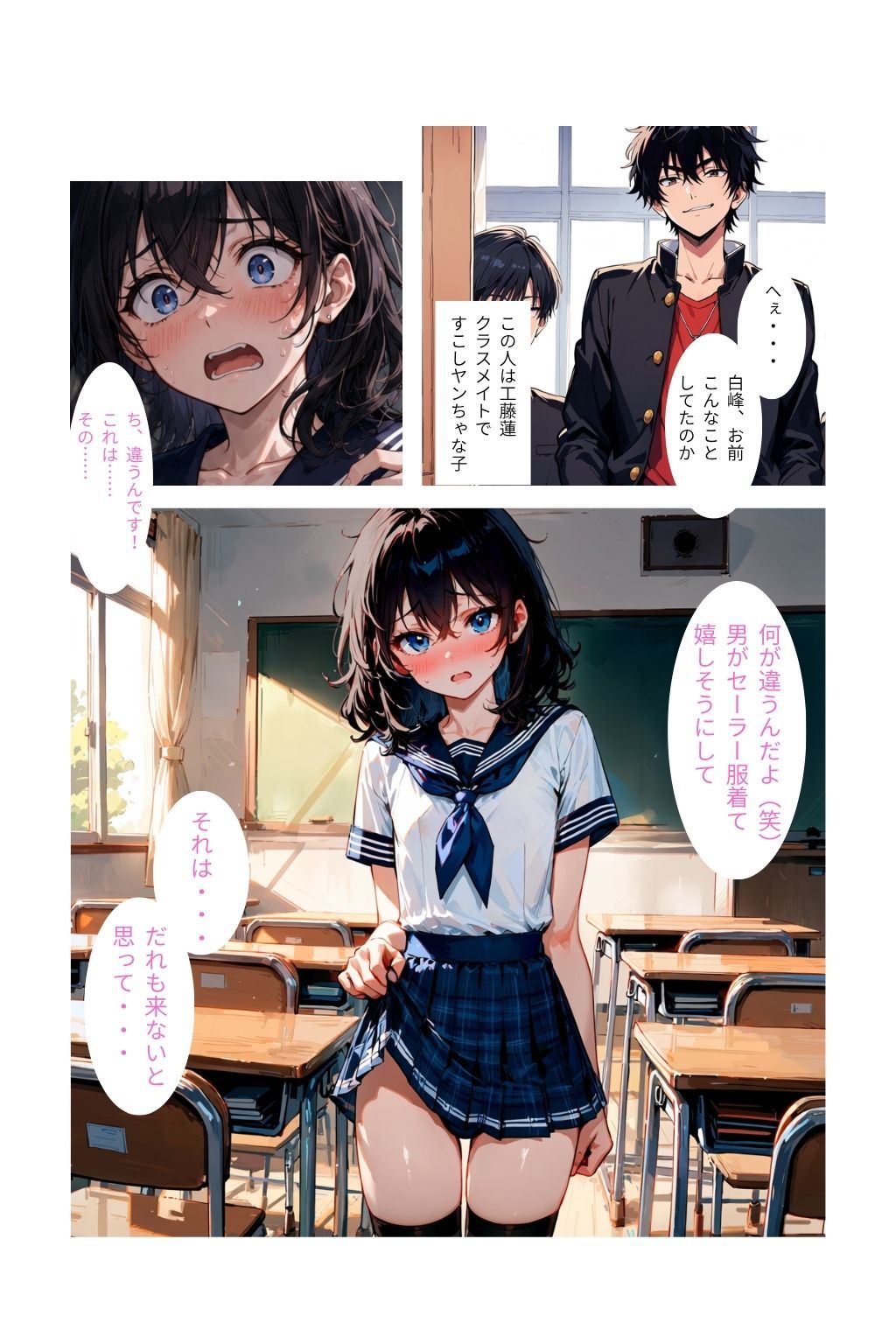 男の娘は今日も犯●れる - サンプル画像 3