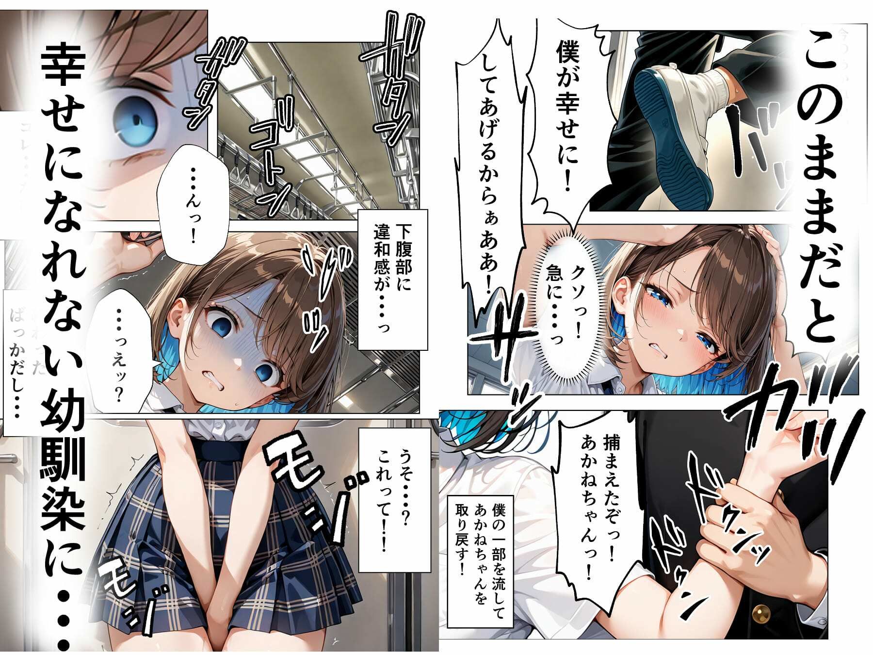 学園排泄  幼馴染がいじめるので人格排泄して幸せになります - サンプル画像 2