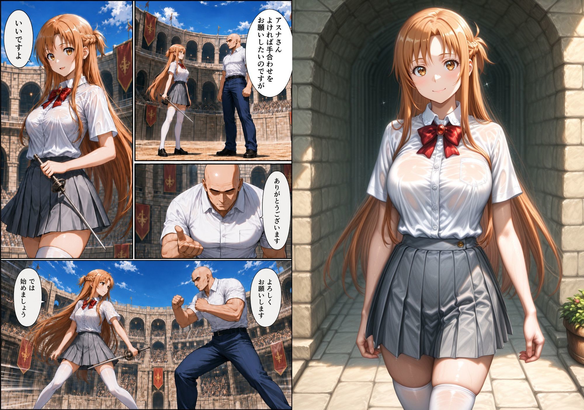 敗北して監禁されたア〇ナ - サンプル画像 1