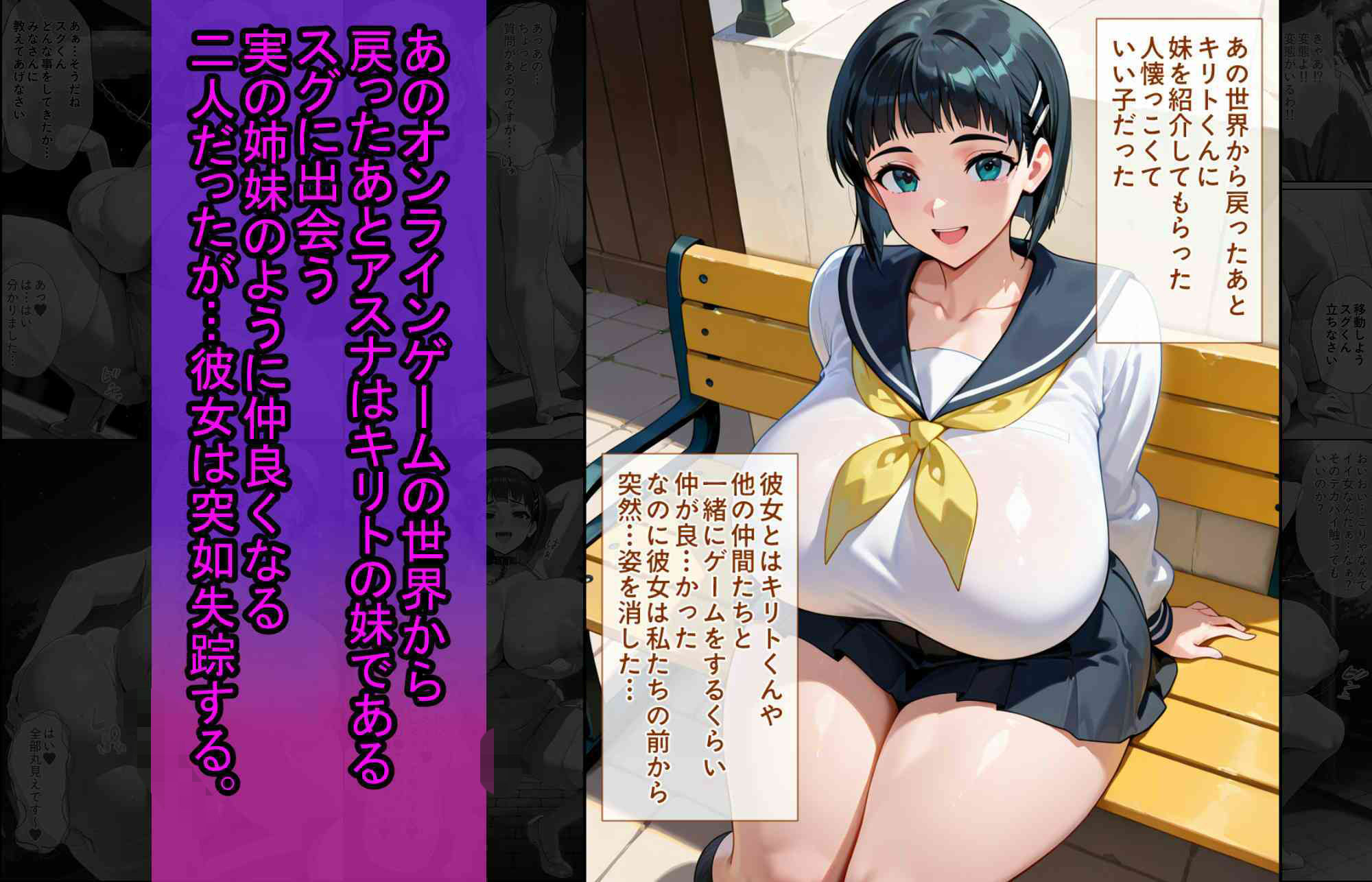 爆乳J●  アスナちゃんが巨根おじさんに寝取られる  話13 - サンプル画像 3