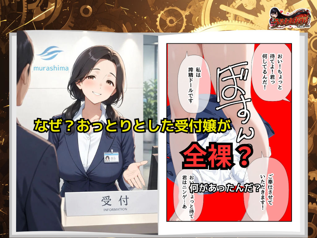 バグAIドールの代わりに！ おっとり受付嬢がご主人様を完璧に搾精します - サンプル画像 1