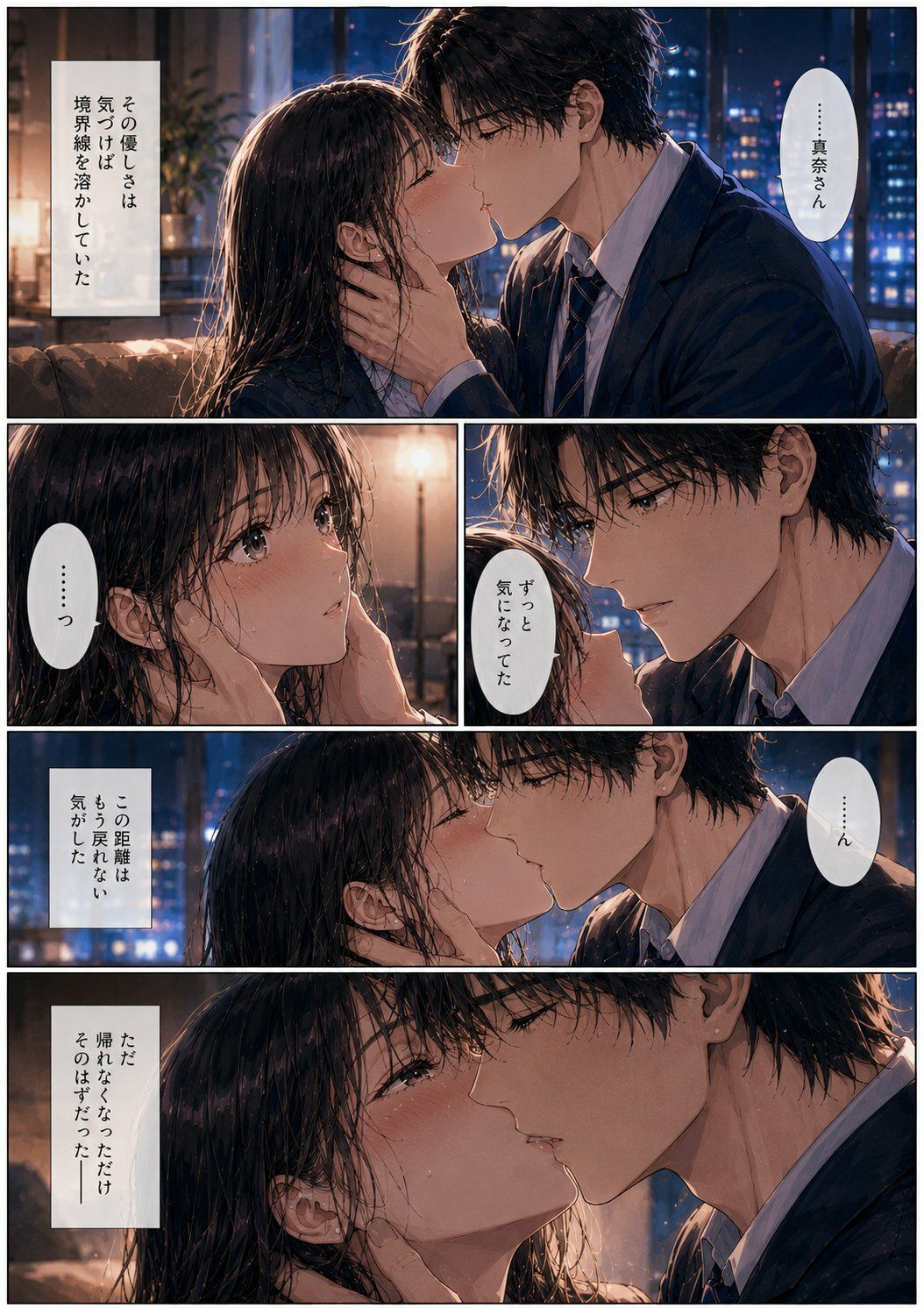 終電を逃した夜、彼女は上司の家に泊まった ―帰れない理由― - サンプル画像 4