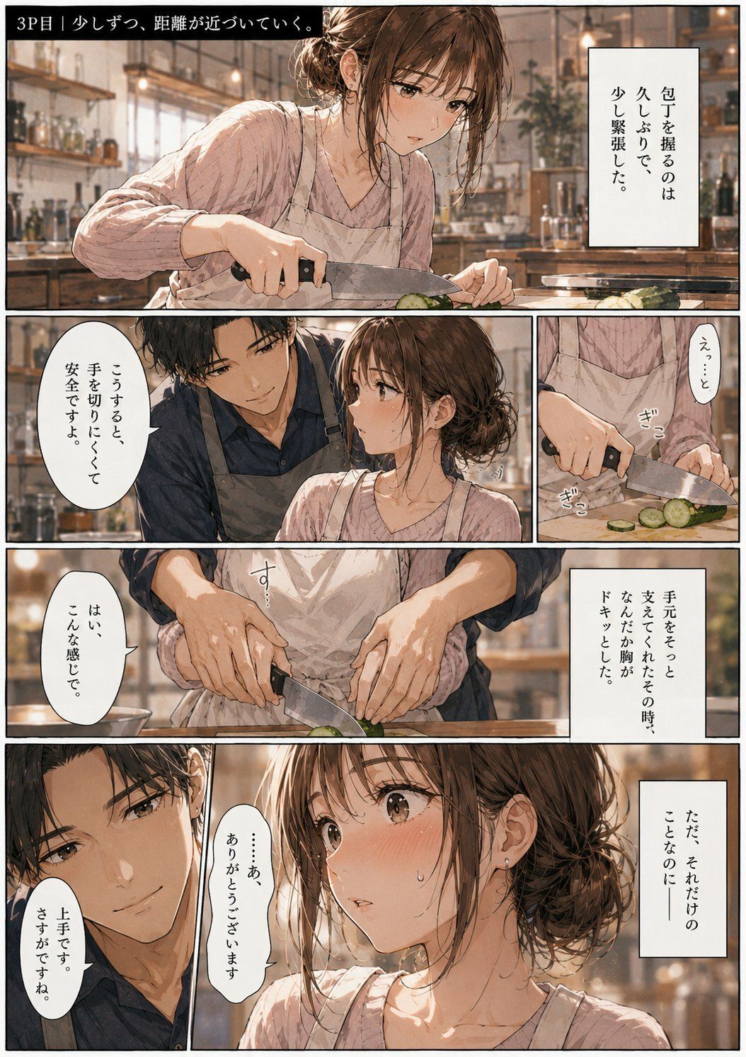 人妻料理教室 ―エプロンの下はもう隠せない― - サンプル画像 3