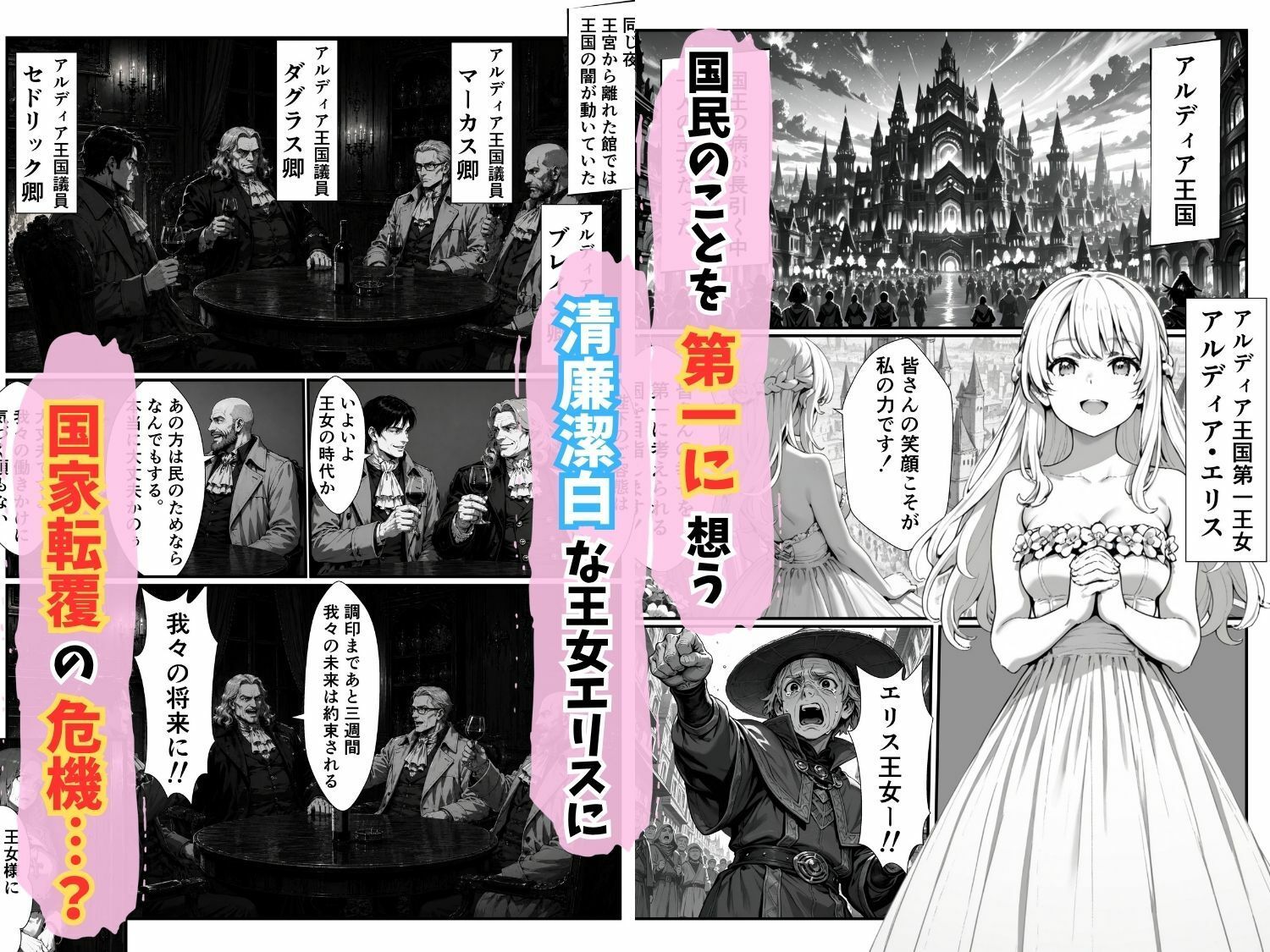清廉潔白な王女様が俺のモノになるらしい - サンプル画像 1