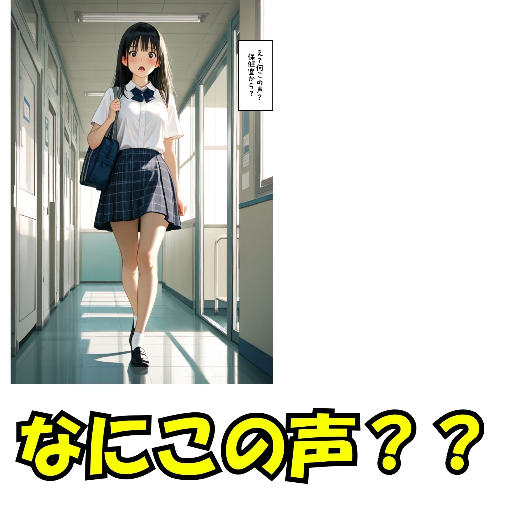 黒髪巨乳美少女の初めてのオナニー - サンプル画像 3