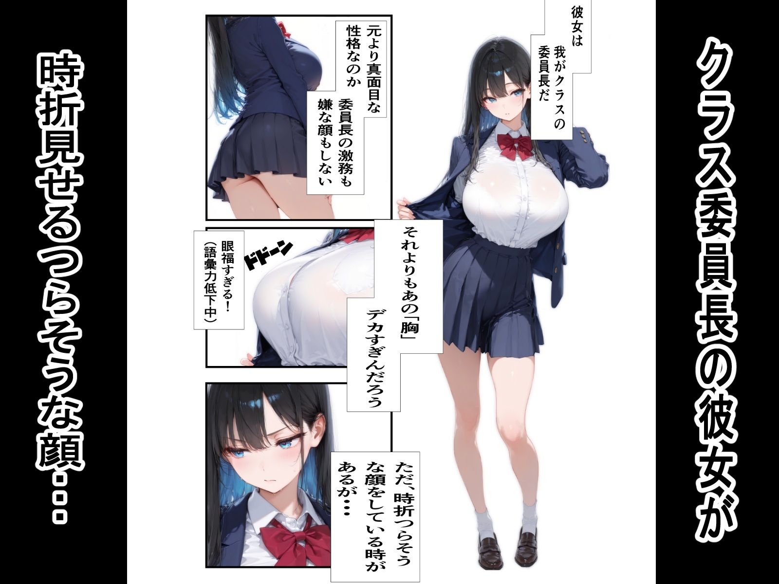 委員長はストレス発散したい！ - サンプル画像 1