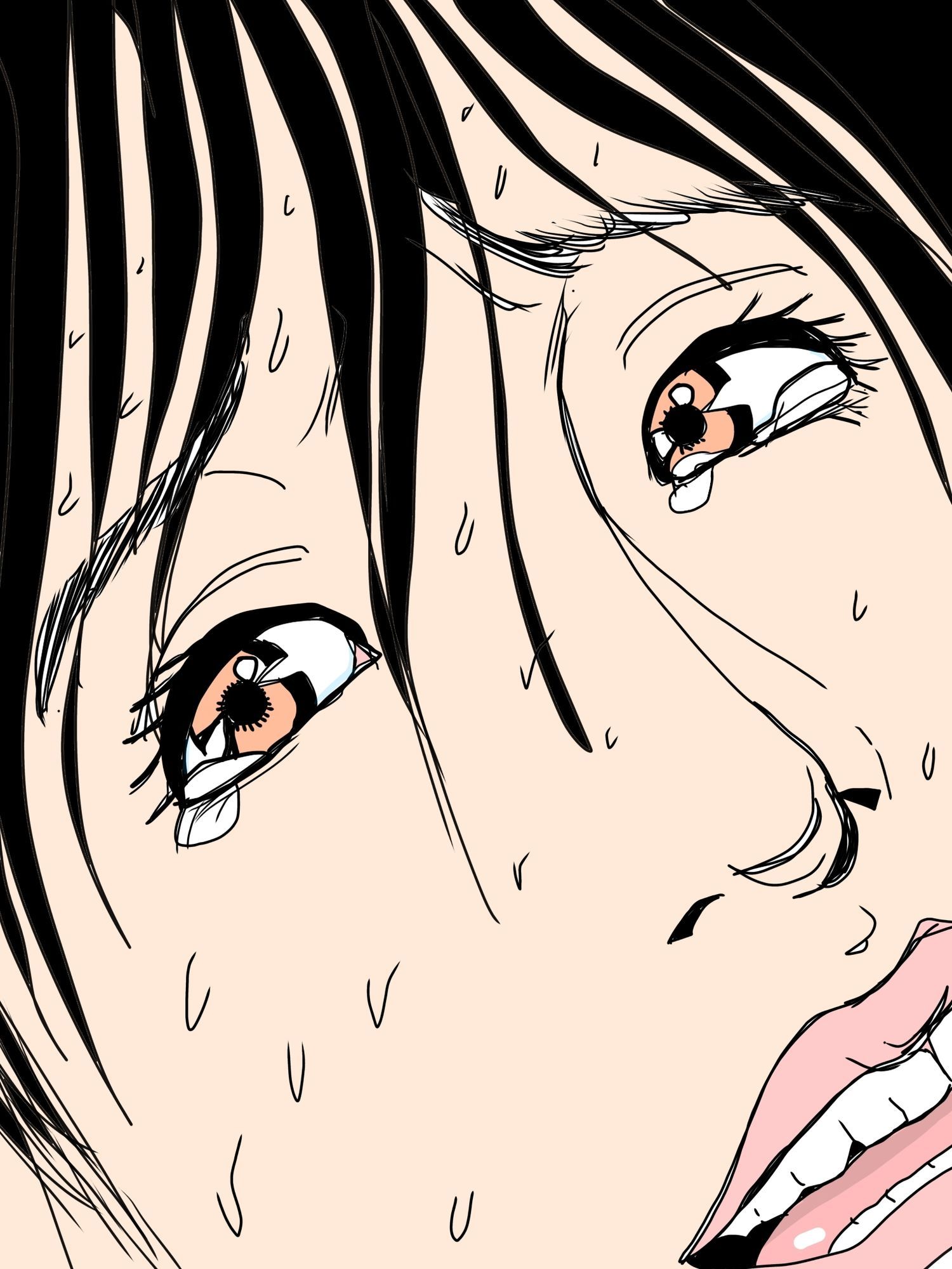 夫を見つめながらハメいかされる人の妻 - サンプル画像 2