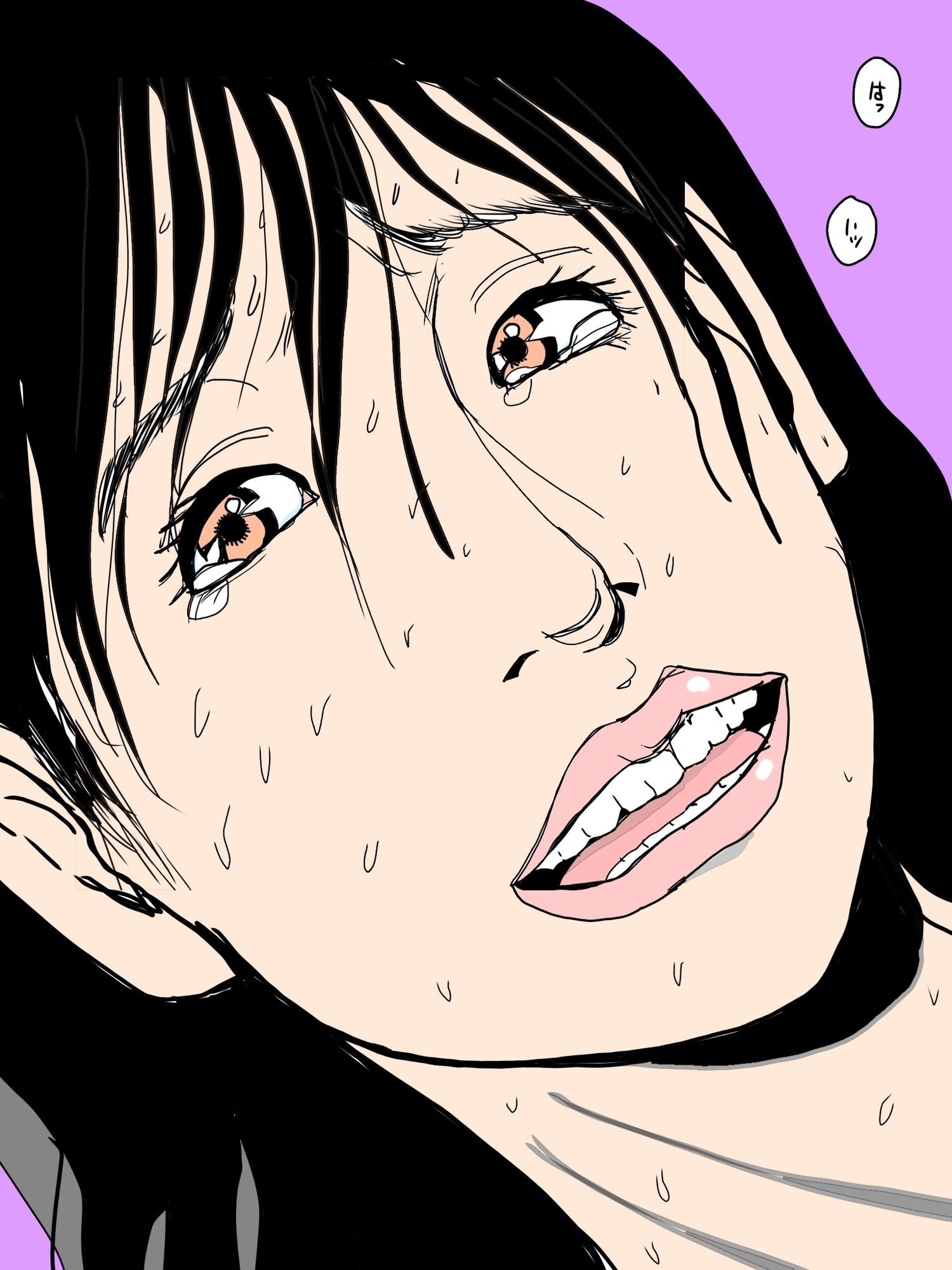 夫を見つめながらハメいかされる人の妻 - サンプル画像 3