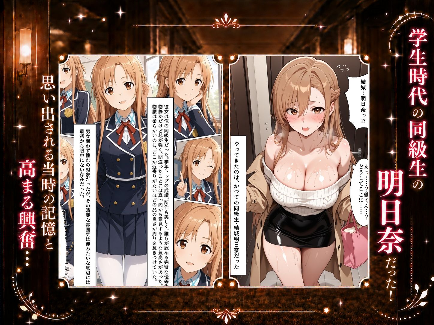 扉を開けたら明〇奈が立っていた - サンプル画像 2