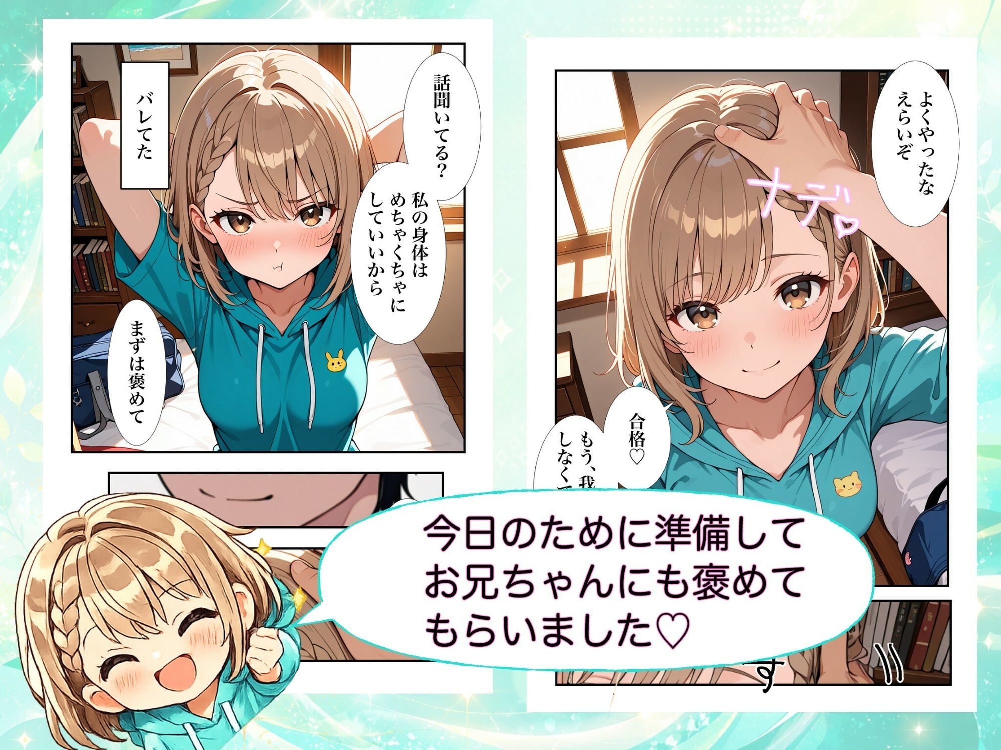 ブラコン妹ちゃんとでかちんお兄ちゃん - サンプル画像 3