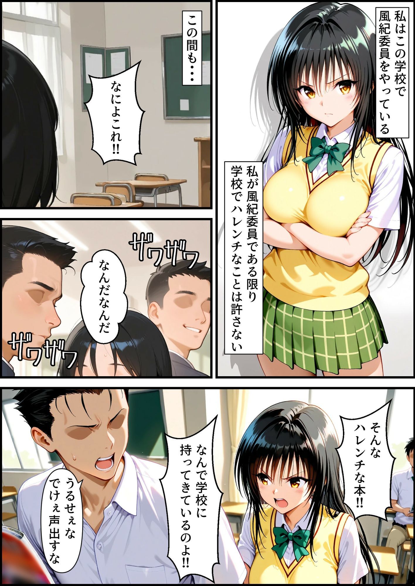 風紀委員の敗北、、、私が性隷に堕ちた日 - サンプル画像 1