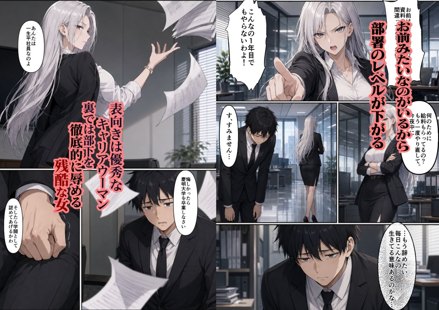 復讐催●アプリ 〜女上司を徹底的に堕とす〜 - サンプル画像 1