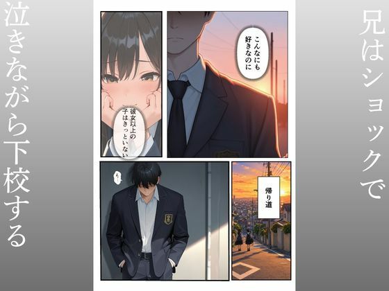 優しい兄彼女にふられて妹への中出し強●セックス - サンプル画像 3