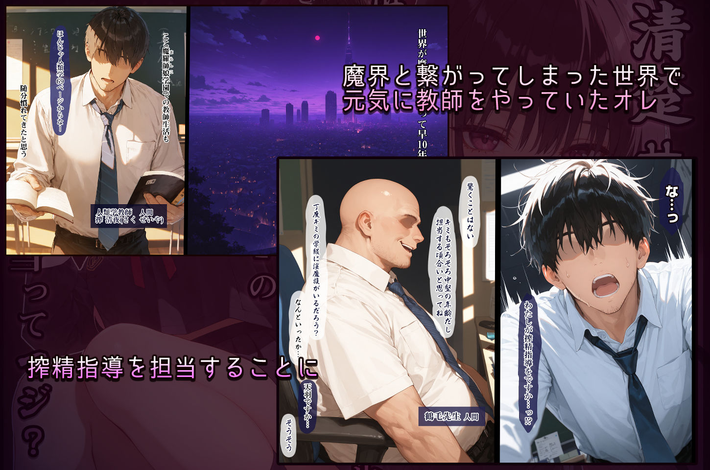 清楚サキュバス 世界が魔界と繋がって早10年 オレが教え子の搾精指導担当ってマジ？ - サンプル画像 2
