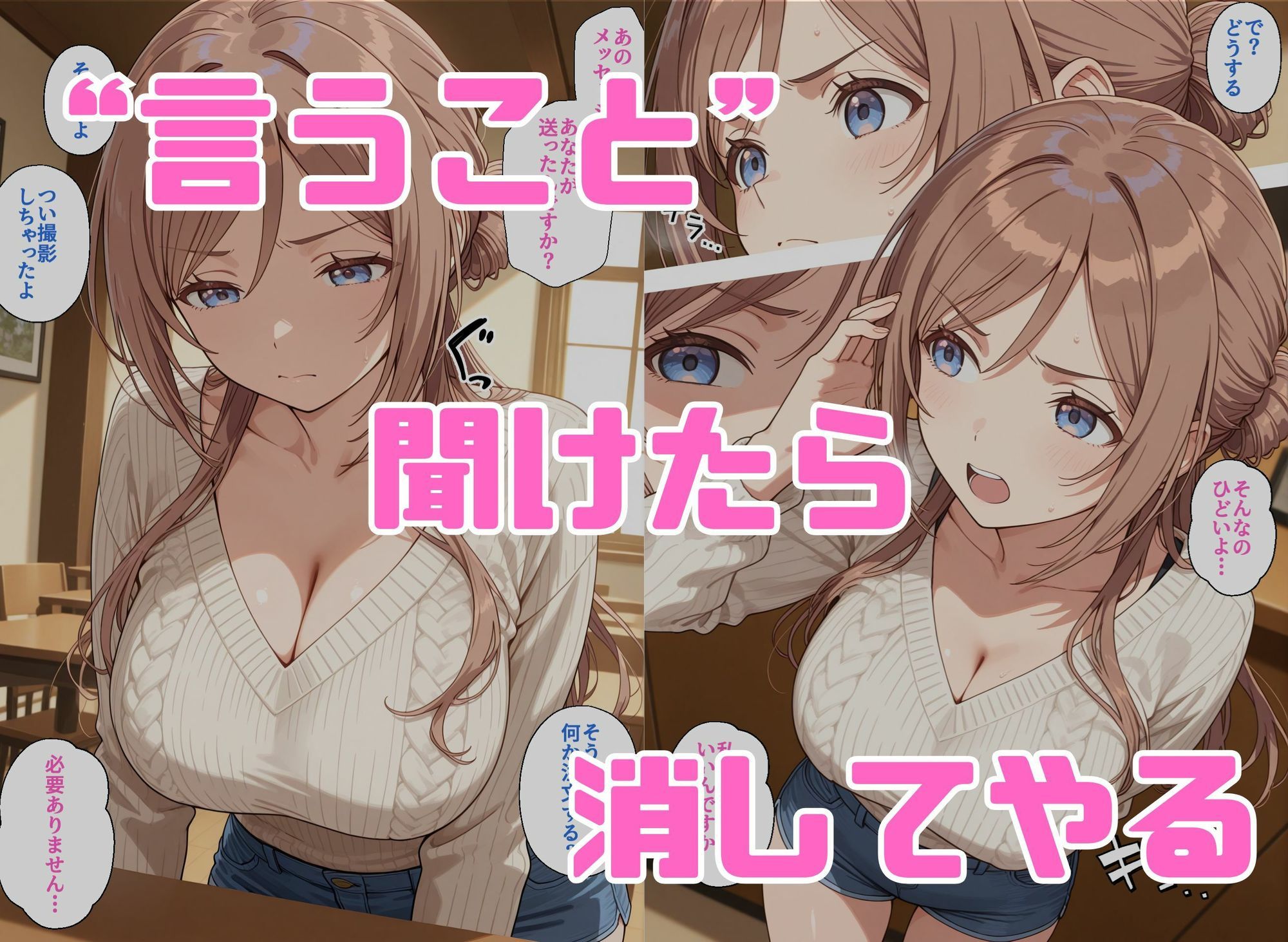 寝取られ女子 弱みをネタに支配された 姫〇莉波 - サンプル画像 2