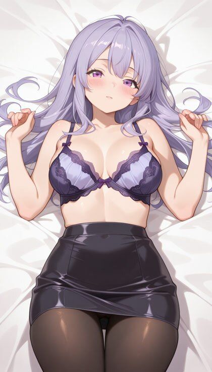 紫髪のOLちゃん - サンプル画像 4