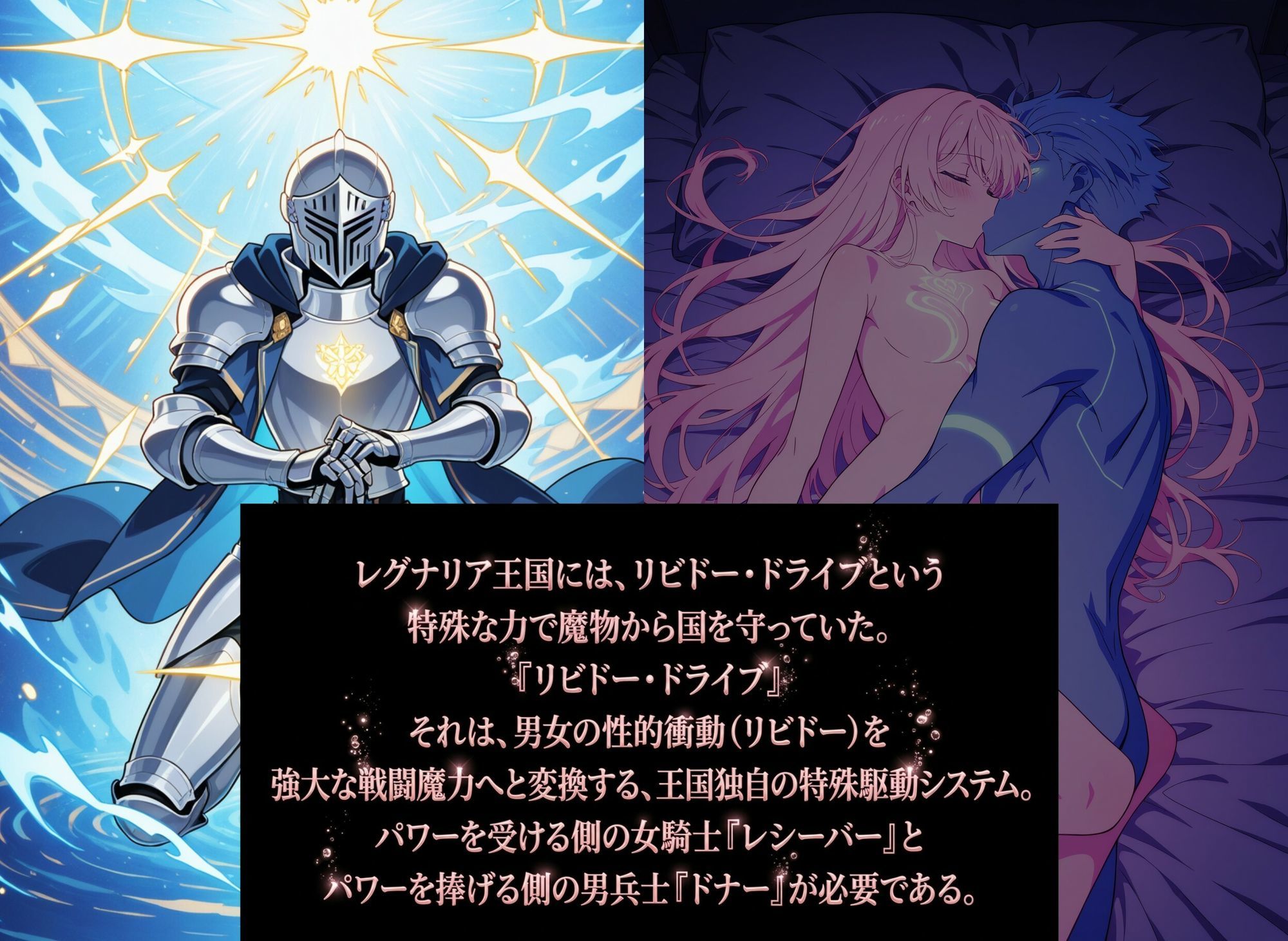 女騎士団長  どすけべ性交録  Vol.1:気高き王女のお漏らしメス堕ちせっくしゅ（はーと） - サンプル画像 1