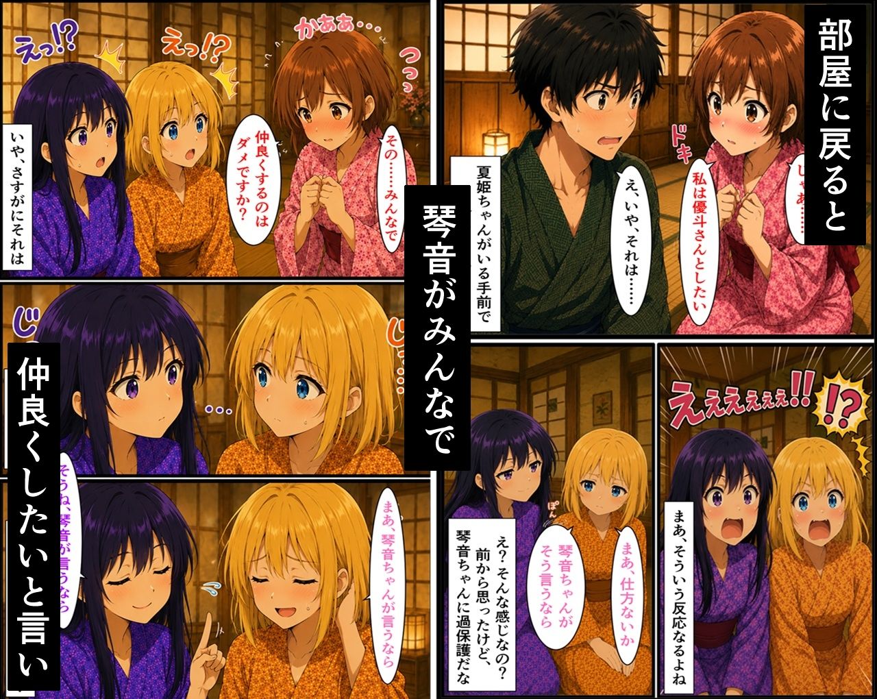 無防備すぎる同級生に、理性が追いつかなかった話 第14話「秋色の温泉旅行」 - サンプル画像 4