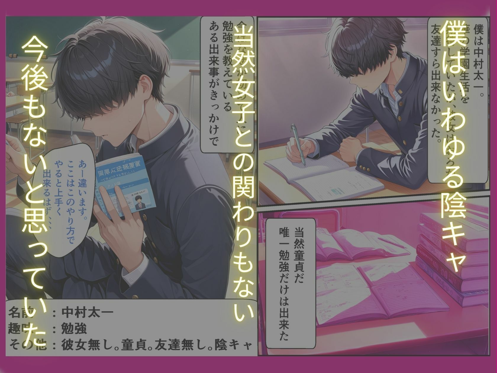 陰キャな俺一軍ギャルの罰ゲームで童貞卒業 - サンプル画像 1