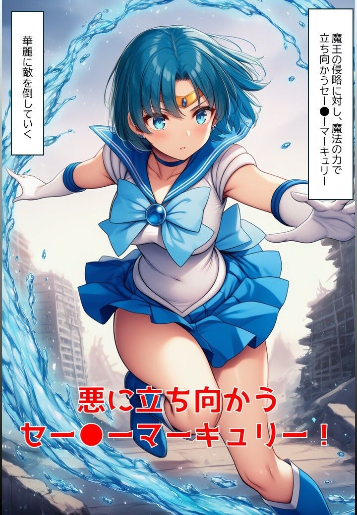 水星戦士の悪堕ち〜セー●ーマーキュリーの受難〜 - サンプル画像 1