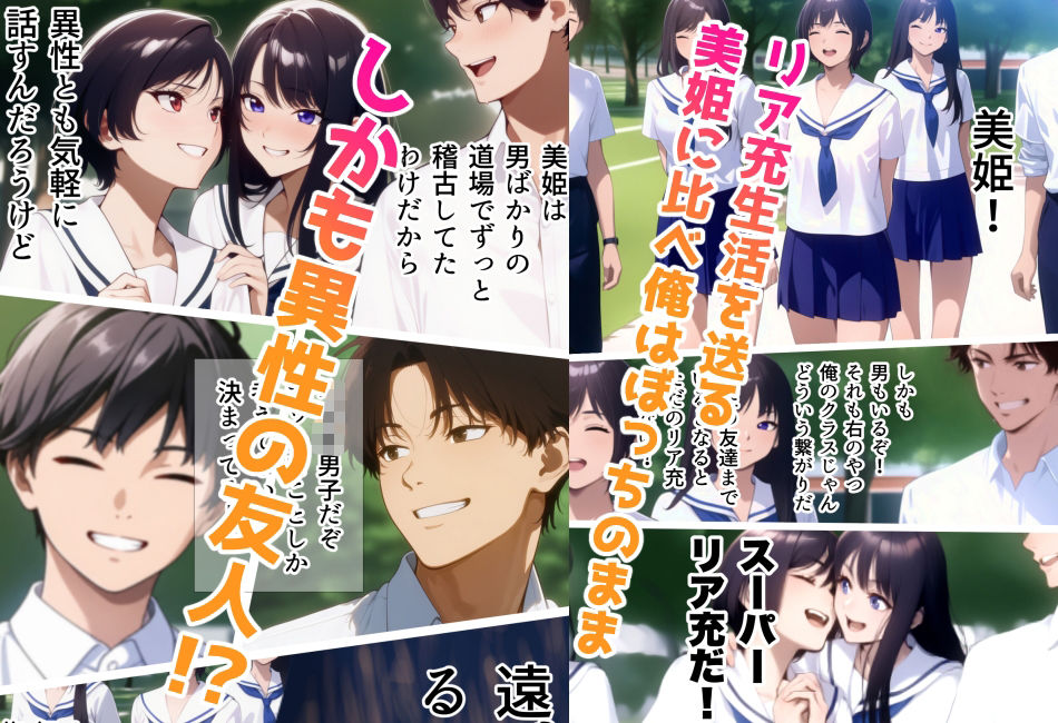 女子校生に蹴られるだけエピソード0 青春美姫と思春期巧也 - サンプル画像 2