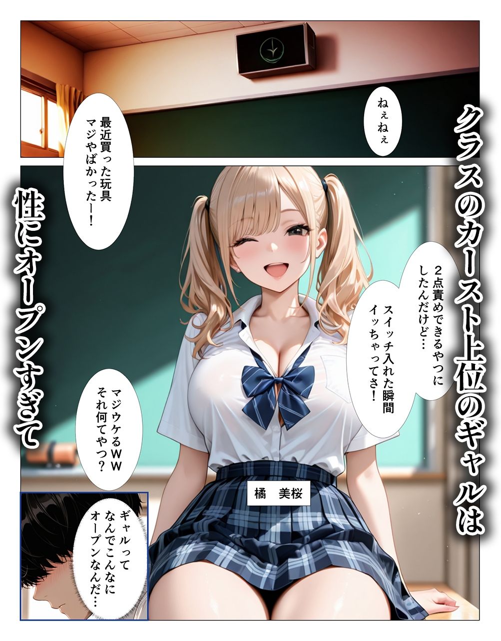 底辺オタクの僕がカースト上位のギャルに素股してもらえたワケ - サンプル画像 1
