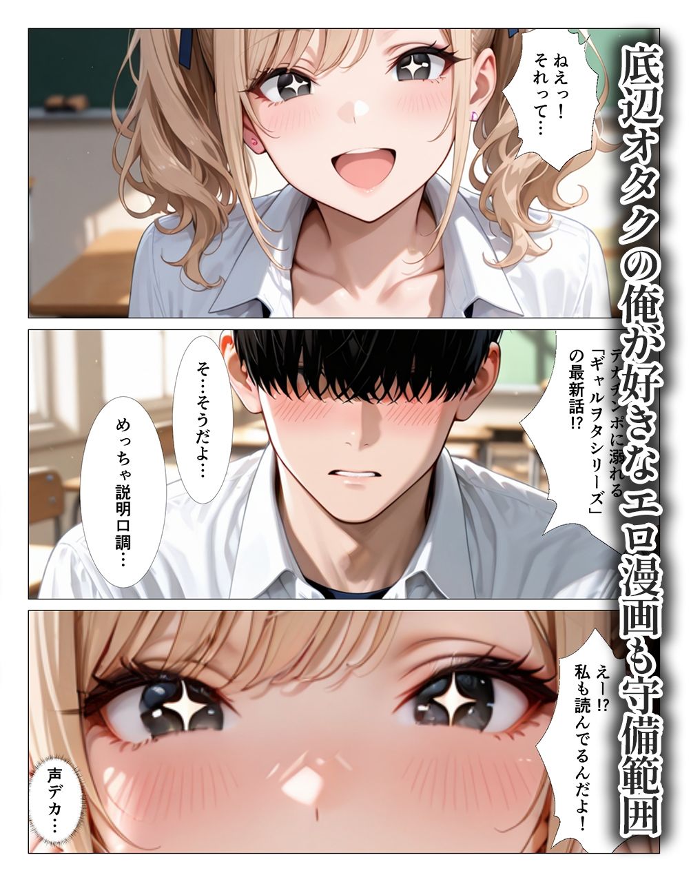 底辺オタクの僕がカースト上位のギャルに素股してもらえたワケ - サンプル画像 2