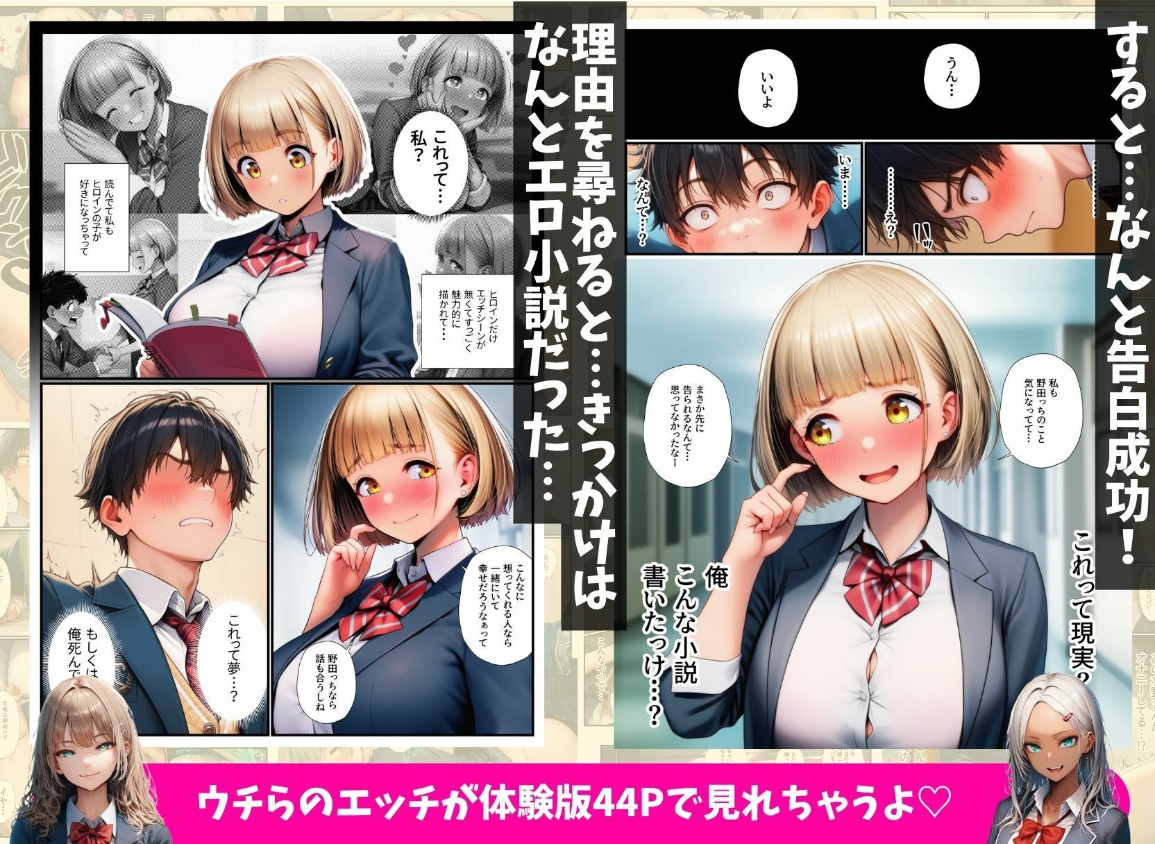 オタクの俺をいじめる一軍ギャル達をエロ小説のネタにしたらホントに中出しセックスできちゃった話 - サンプル画像 8