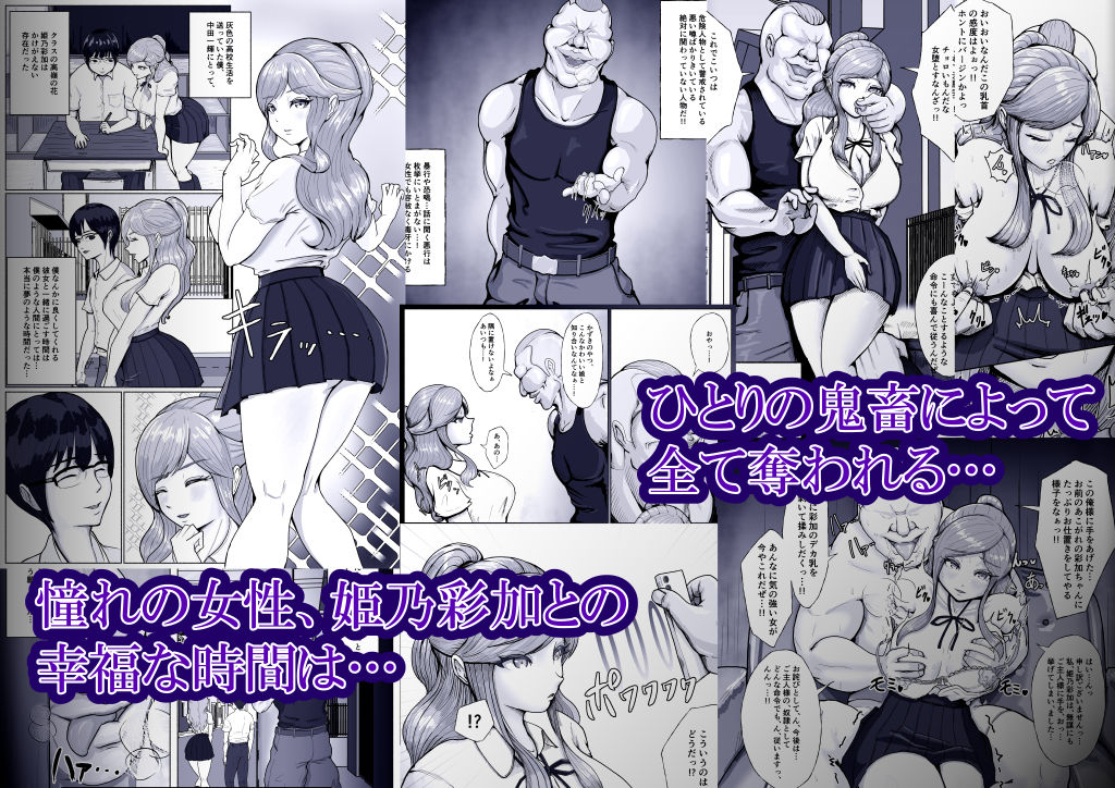 僕の憧れの娘を僕を虐める不良に奪われた話 - サンプル画像 2