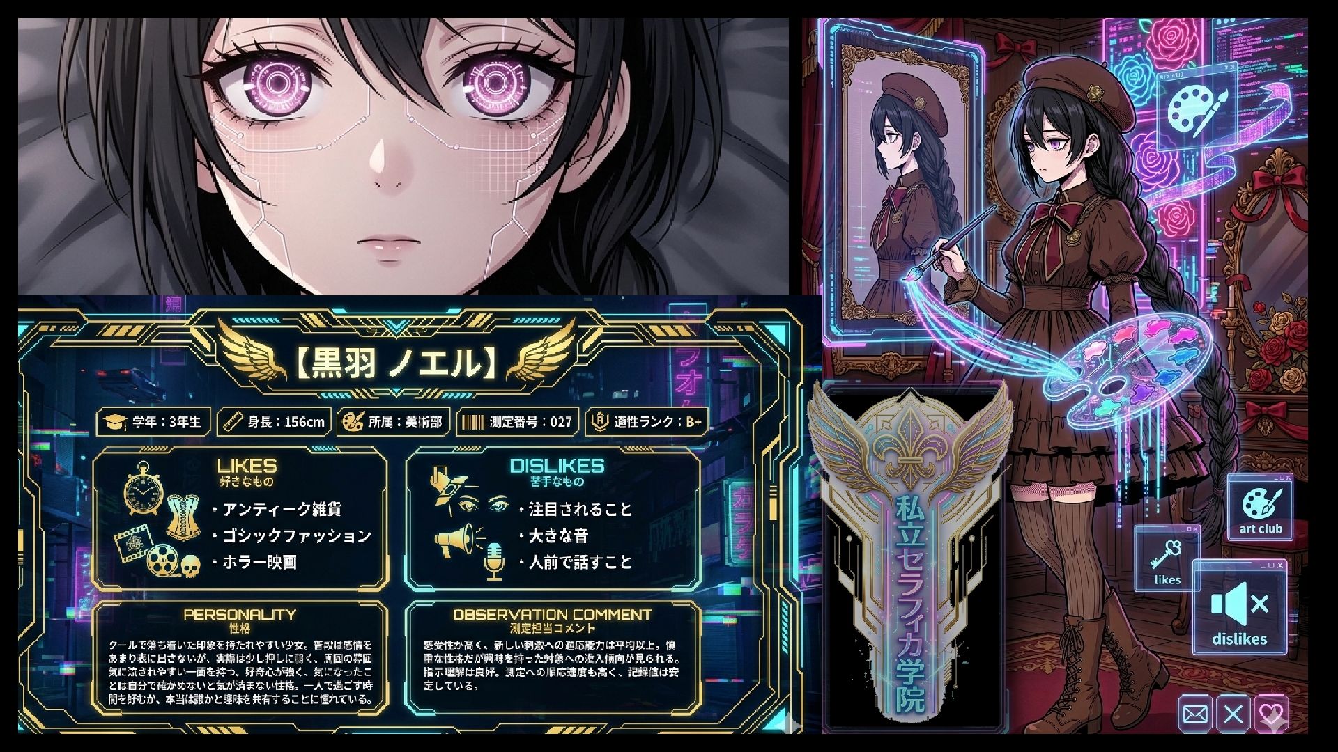 黒髪三つ編みを認識改編！残り●ー汁まで味わう異常検査〜私立セラフィカ学院  女子名鑑〜 - サンプル画像 7