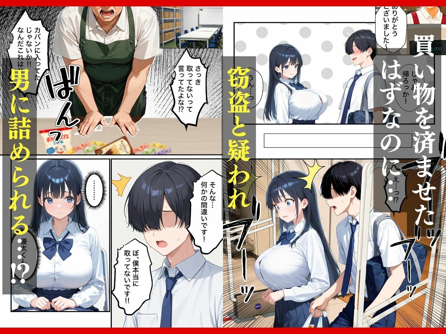 清楚系彼女が寝取られ絶頂しメス堕ちする話 - サンプル画像 3