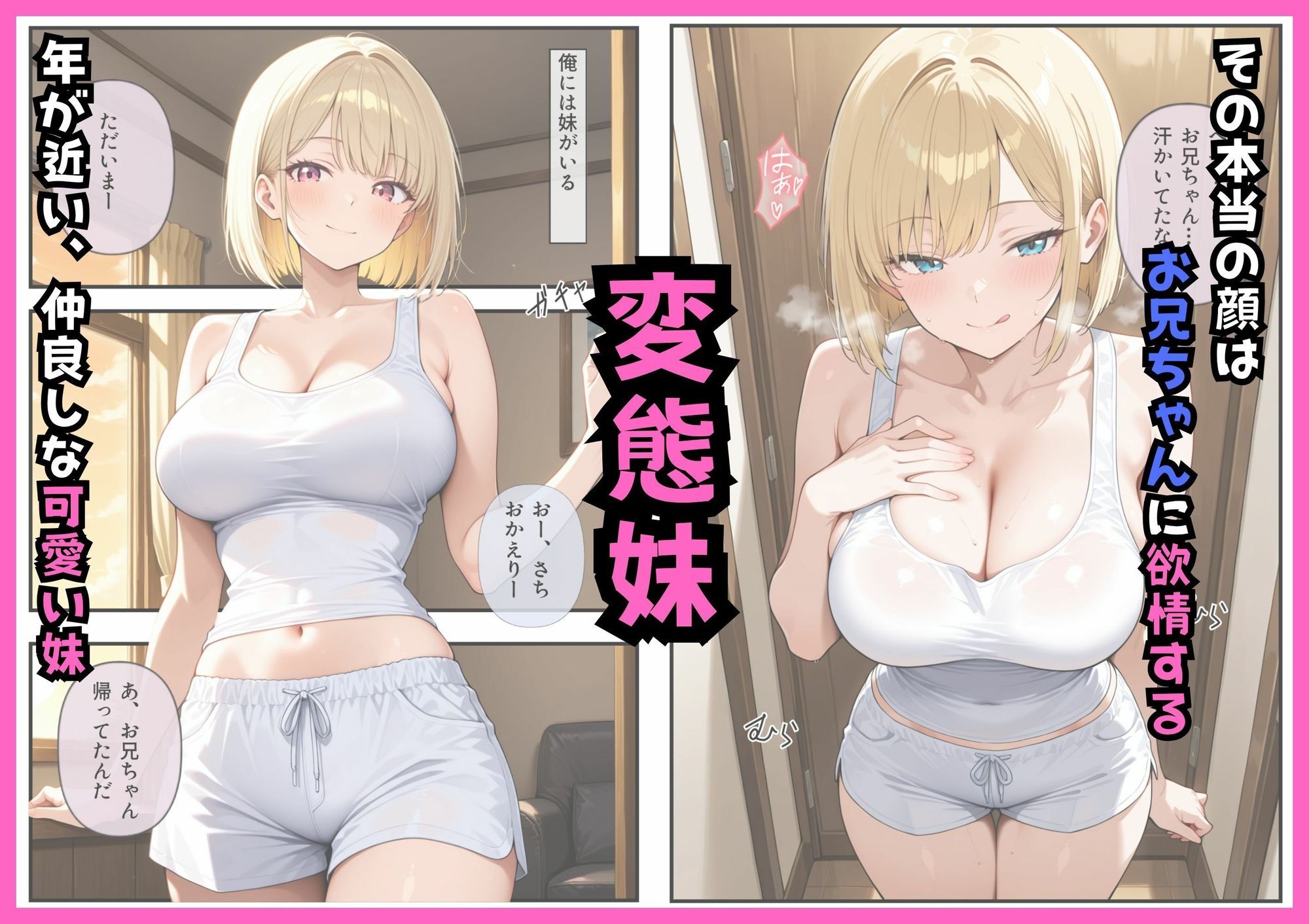 俺のことが好きすぎる妹に襲われたので中出し孕ませセックスをする！ - サンプル画像 1