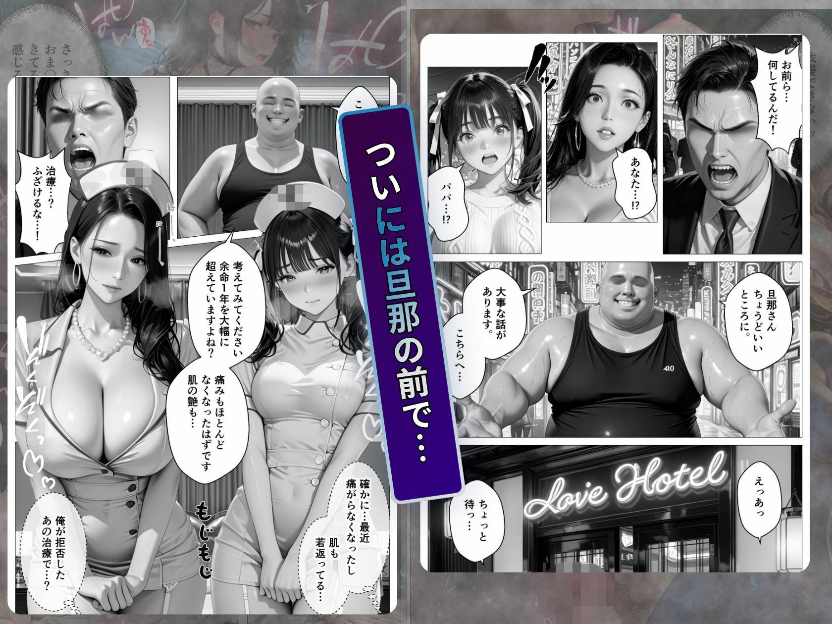 精液治療〜治療と称して放尿アクメするまで母娘を犯してみた〜 - サンプル画像 7