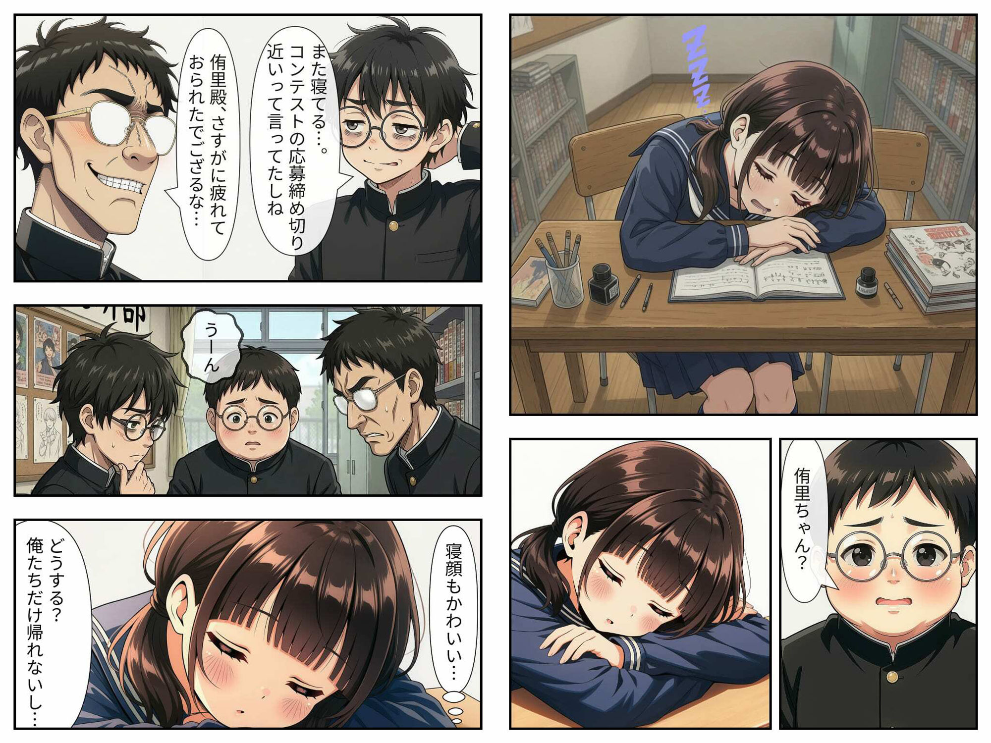 漫研の眠り姫〜睡眠薬で眠らされた無垢な後輩 1話・2話〜 - サンプル画像 2