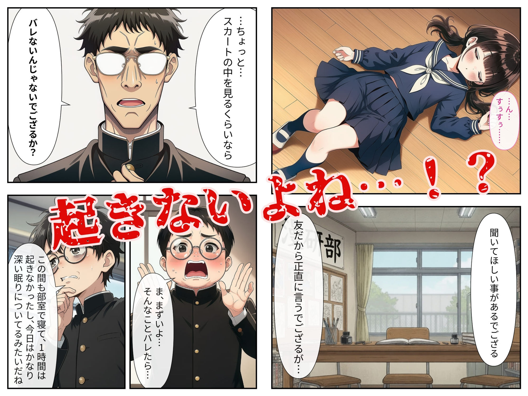 漫研の眠り姫〜睡眠薬で眠らされた無垢な後輩 1話・2話〜 - サンプル画像 3