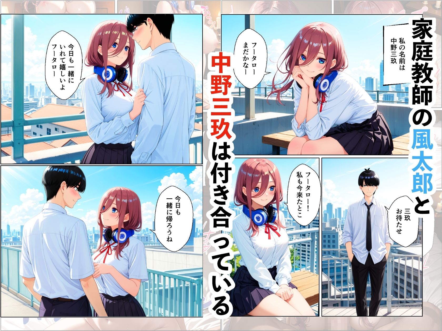 三玖寝取り調教〜パパ活がきっかけでメス堕ち〜 - サンプル画像 1