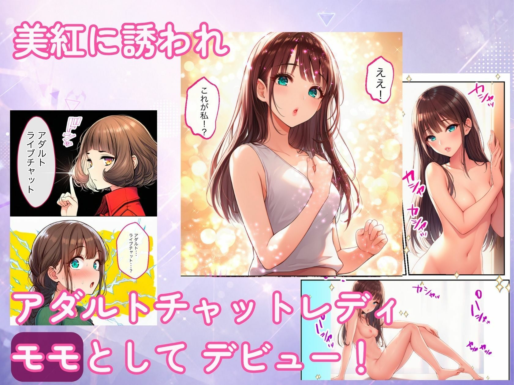 アダルトライブチャットやったら人生変わった（前篇） - サンプル画像 6