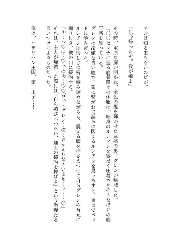 敗国の麗しき王子は敵将絶倫騎士様の妻となり身体で国を救います - サンプル画像 5