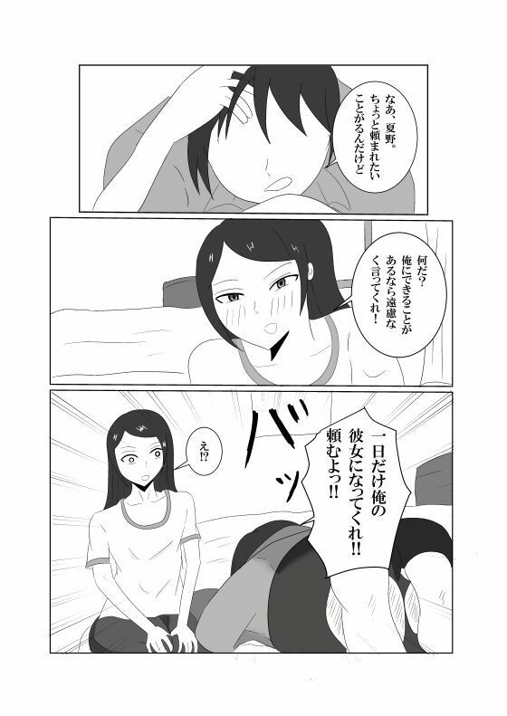 「彼女ごっこ」のはずが童貞卒業に付き合わされた - サンプル画像 2