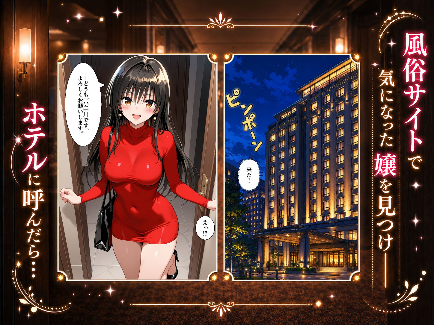 扉を開けたら唯が立っていた - サンプル画像 1