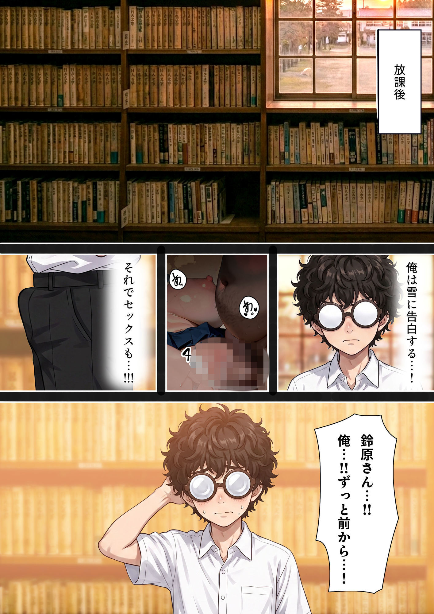 【本編25P＋おまけ16P】初恋の美少女は教師の性奴●に堕ち、快楽を貪る - サンプル画像 5