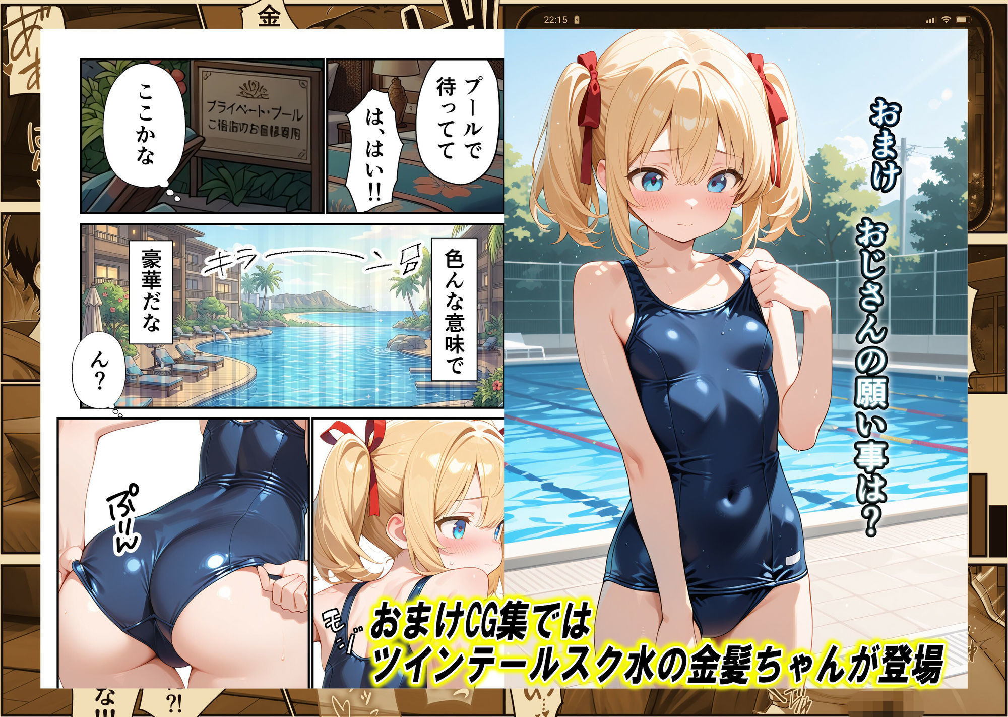 ビーチリゾートde金髪ちゃんといちゃいちゃする話 - サンプル画像 8