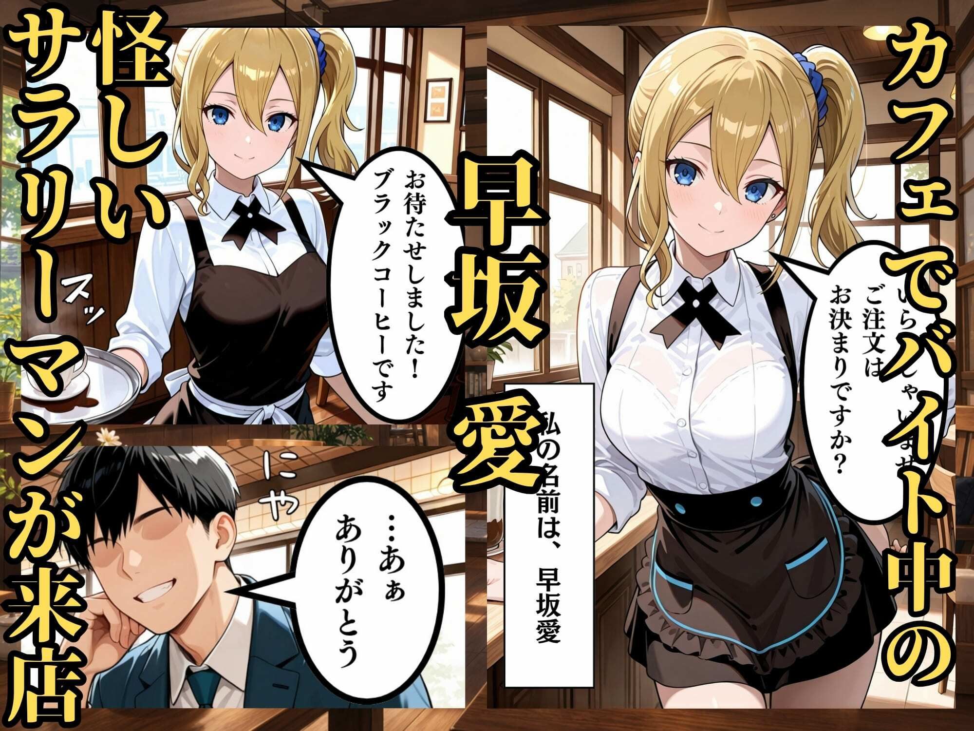 都内で働く早坂愛。サラリーマンの肉棒で堕ちて淫れる - サンプル画像 1