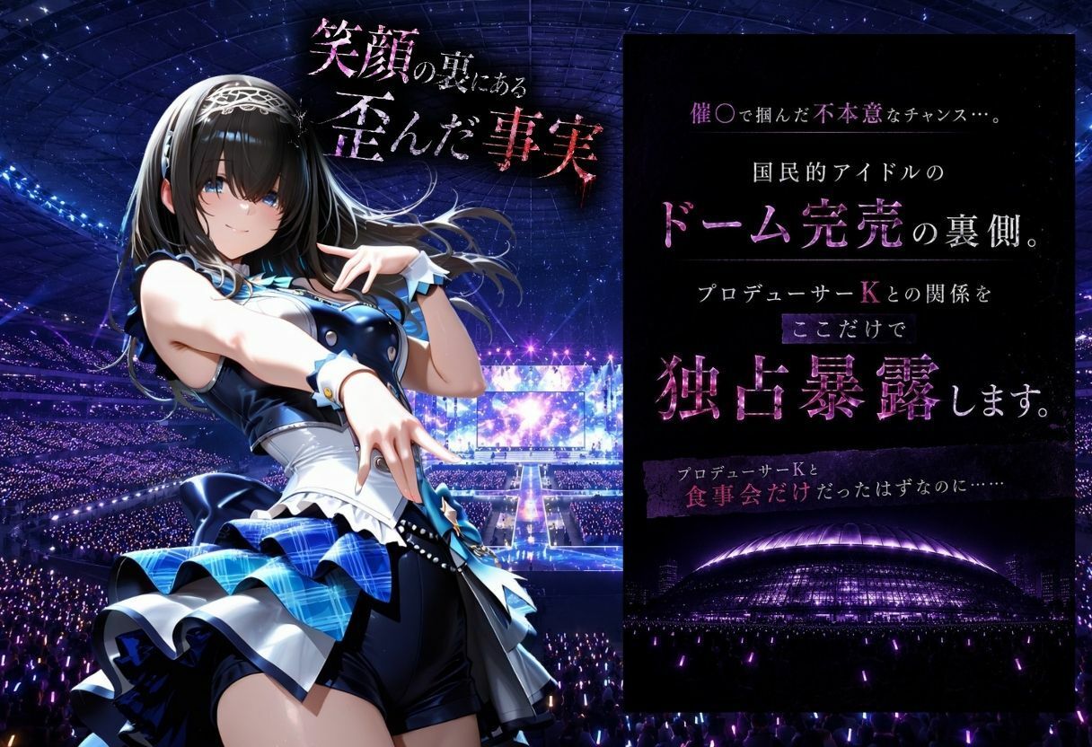 アイドルの闇・・・大舞台ステージを勝ち取るため枕営業 - サンプル画像 1