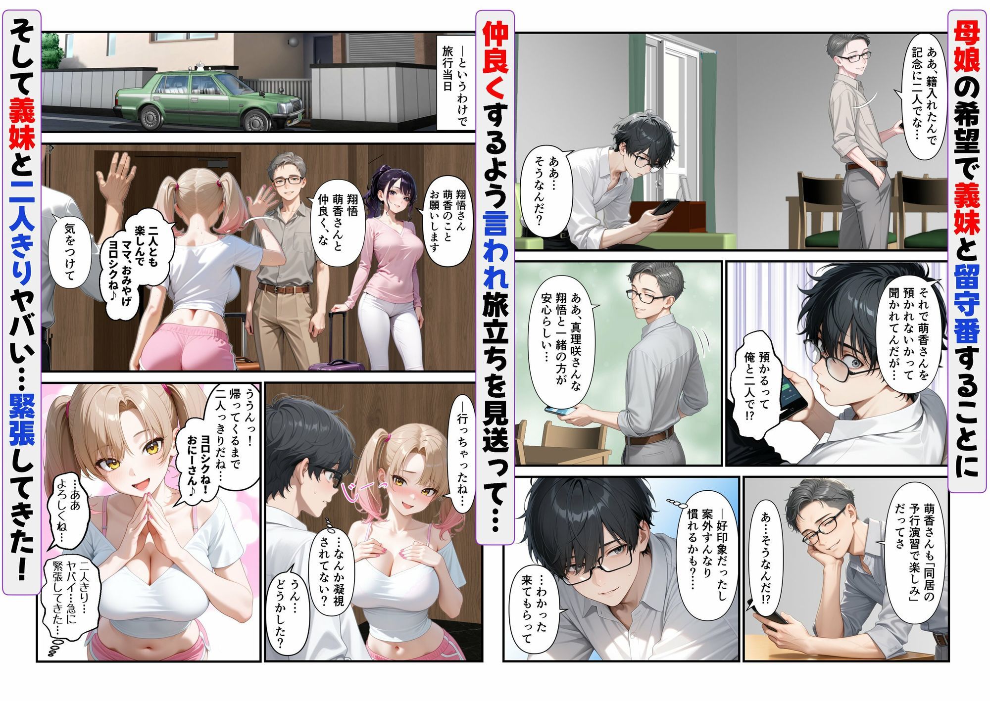 女性が苦手な俺にかわいい巨乳ギャルの義妹ができて一線超えて生ハメ中出しした話 - サンプル画像 5