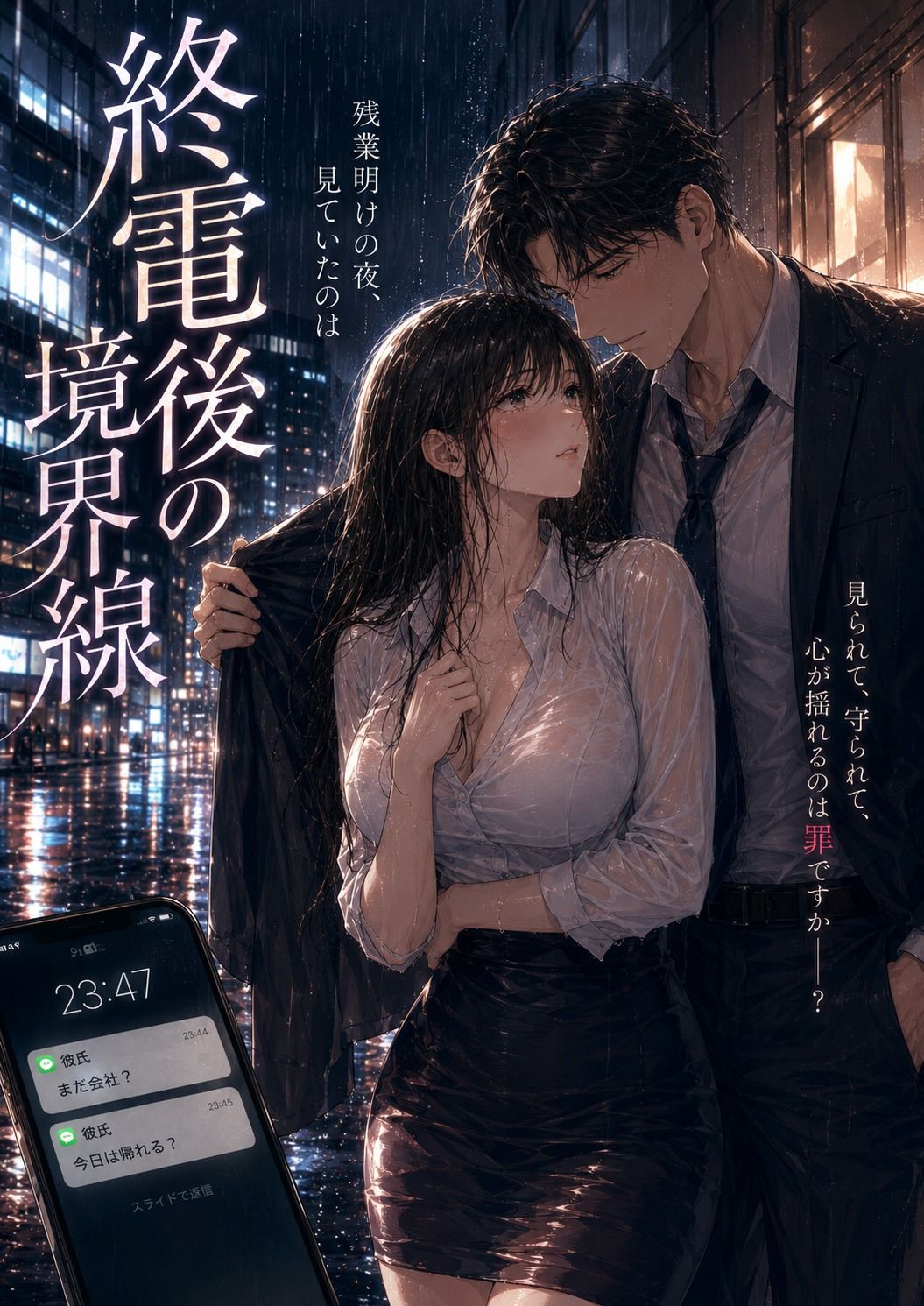 終電後の境界線 - サンプル画像 1